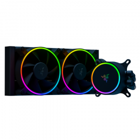Razer Hanbo Chroma - RGB AIO Liquid Cooler 240MM (aRGB Pump Cap)