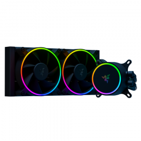 Razer Hanbo Chroma - RGB AIO Liquid Cooler 240MM (aRGB Pump Cap)（終息品）