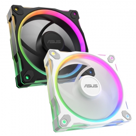 ASUS Prime MR120 ARGB Reverse Fan Black/White - Single Pack