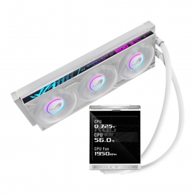 ROG STRIX LC IV 360 ARGB LCD White Edition