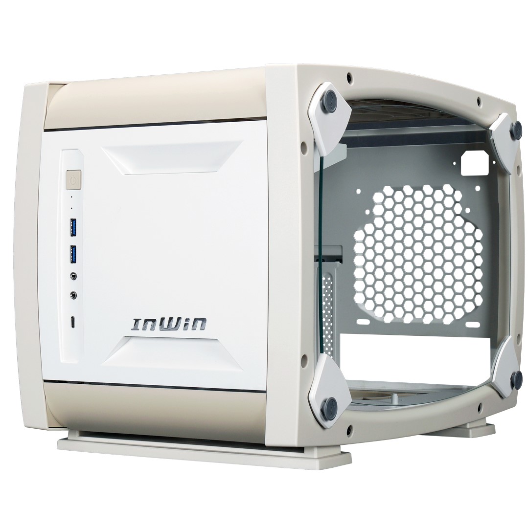 PC/タブレットIN WIN Mini-ITX PCケース justice white - PCパーツ